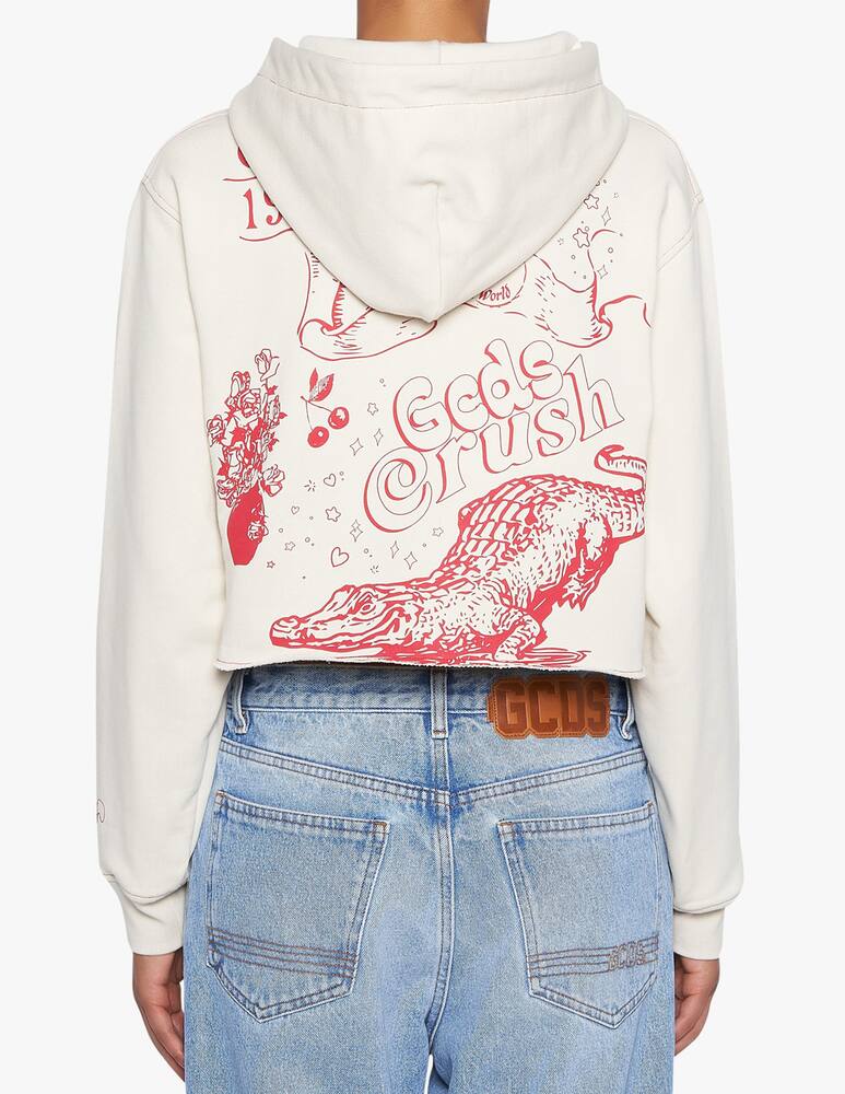 rinascente GCDS Felpa in cotone crop