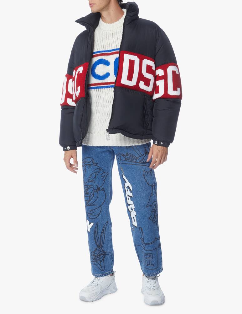 rinascente GCDS Piumino paffer logo band