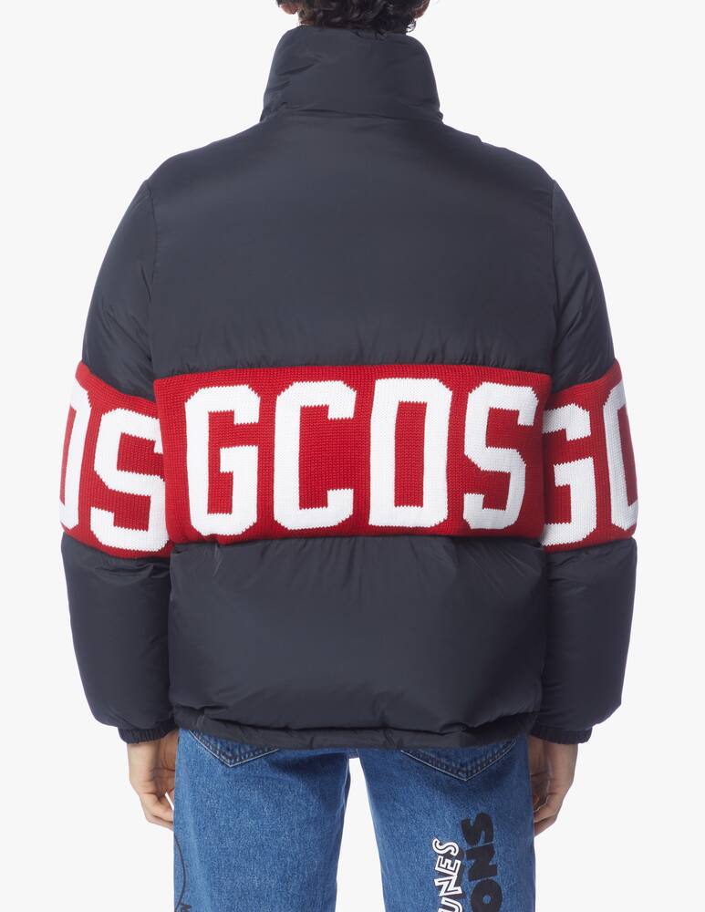 rinascente GCDS Piumino paffer logo band