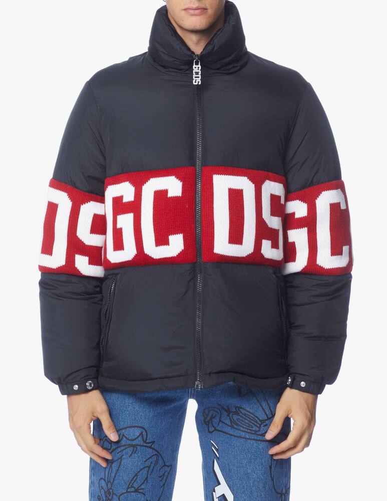 rinascente GCDS Piumino paffer logo band