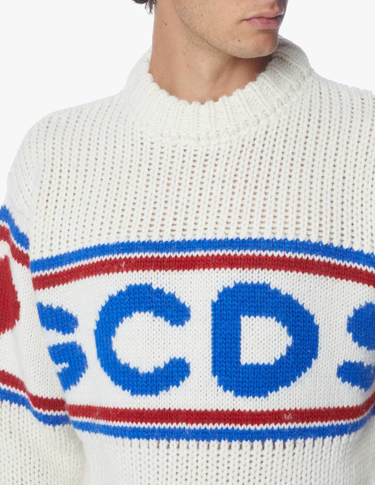 rinascente GCDS Maglione girocollo nuovo tape logo