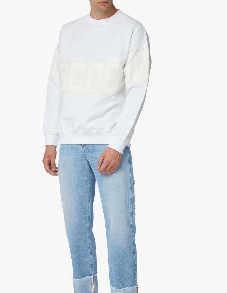 rinascente GCDS Band logo roundneck sweatshirt