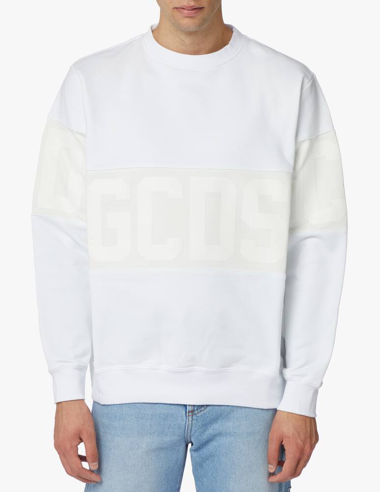 rinascente GCDS Band logo roundneck sweatshirt