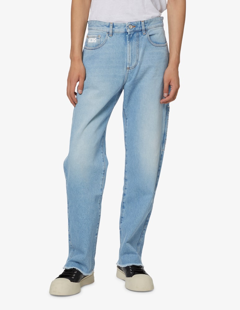 rinascente GCDS Pantalone in jeans bucket - Azzurro