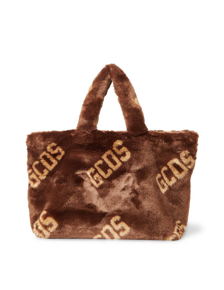 rinascente GCDS Borsa tote in pelliccia sintetica