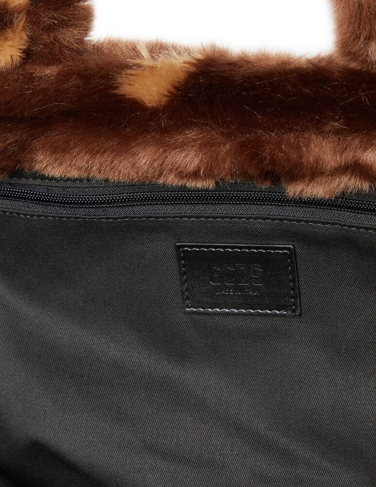 rinascente GCDS Borsa tote in pelliccia sintetica