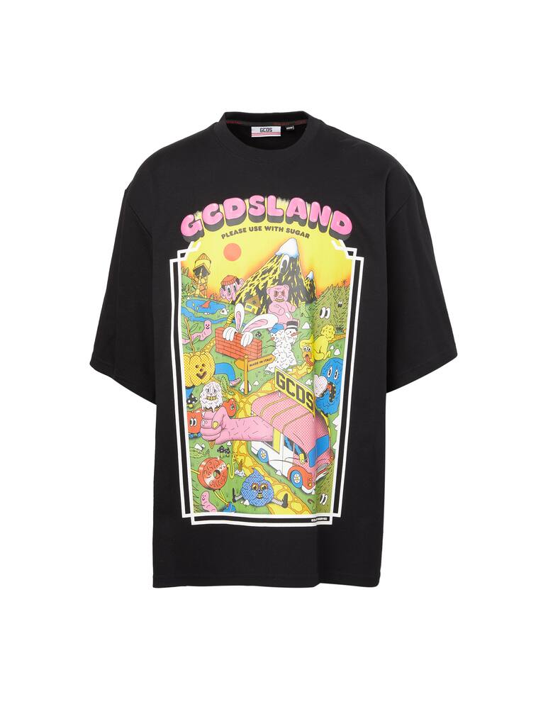 GCDS Maglietta over fit gcdsland - immagine 1 GCDS Maglietta over fit gcdsland - immagine 1