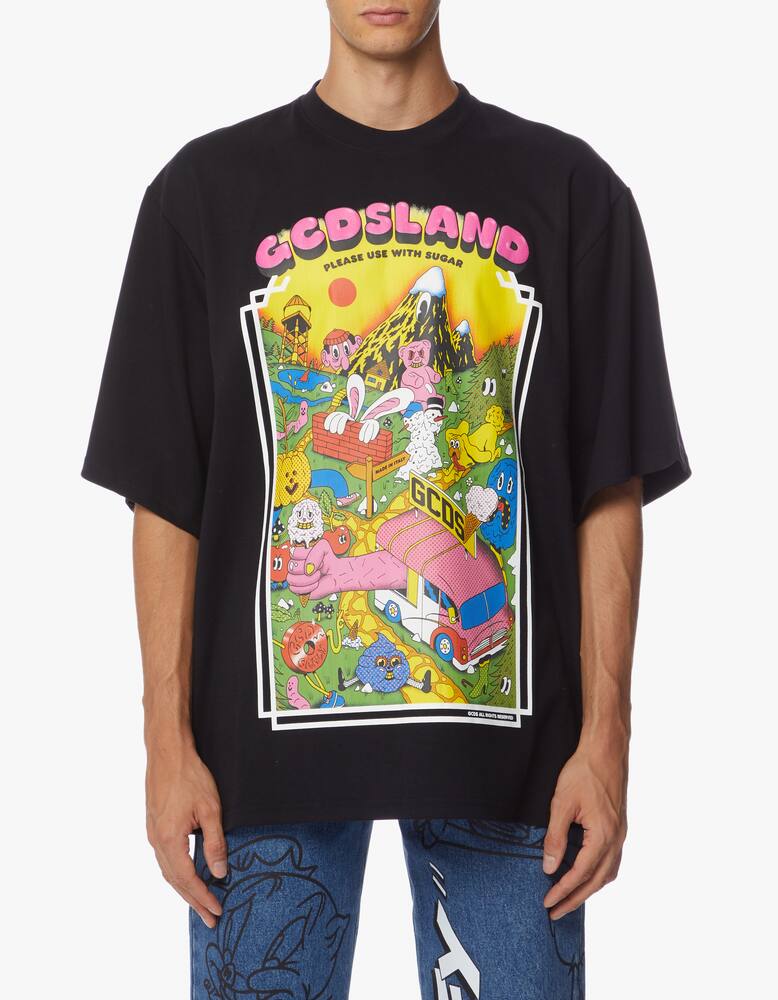 rinascente GCDS Gcdsland over fit t-shirt
