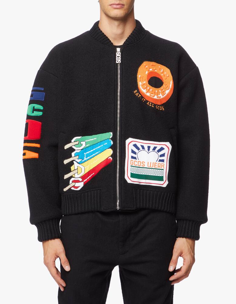 rinascente GCDS Patch candy bomber jacket