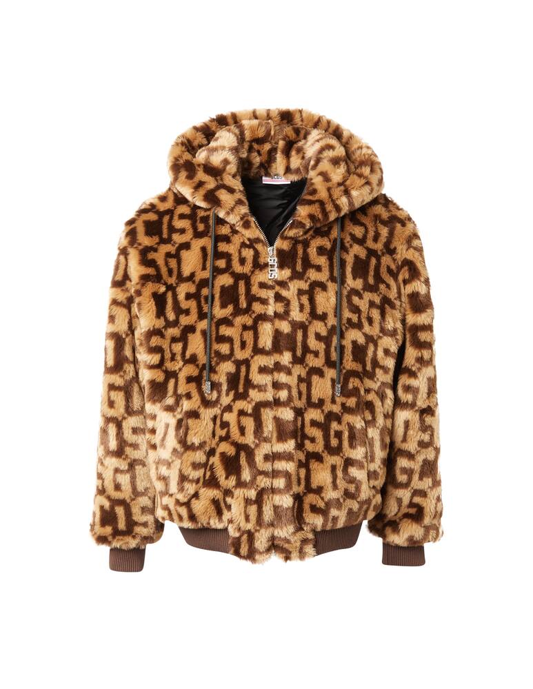rinascente GCDS Fur hooded jacket