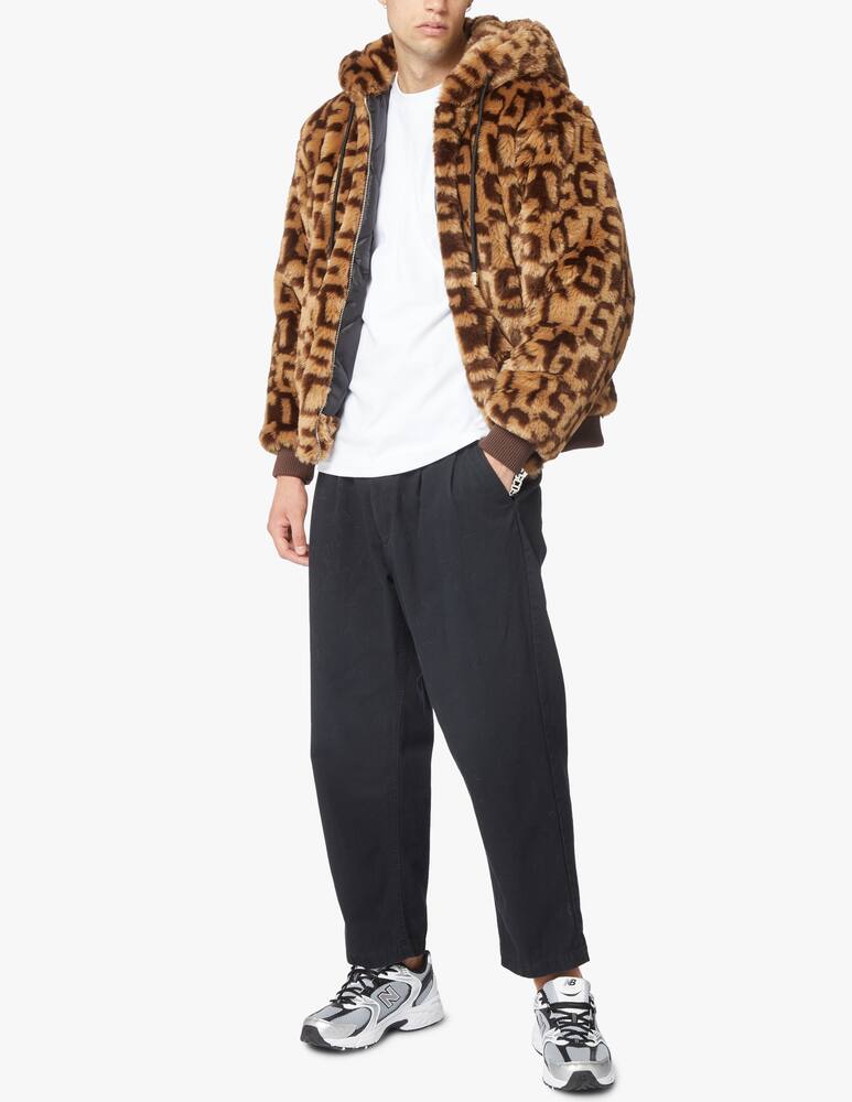rinascente GCDS Fur hooded jacket