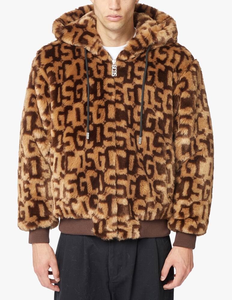 rinascente GCDS Fur hooded jacket