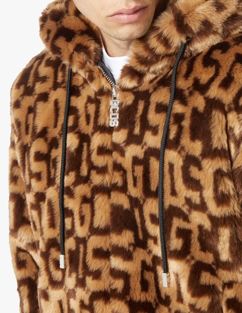 rinascente GCDS Fur hooded jacket