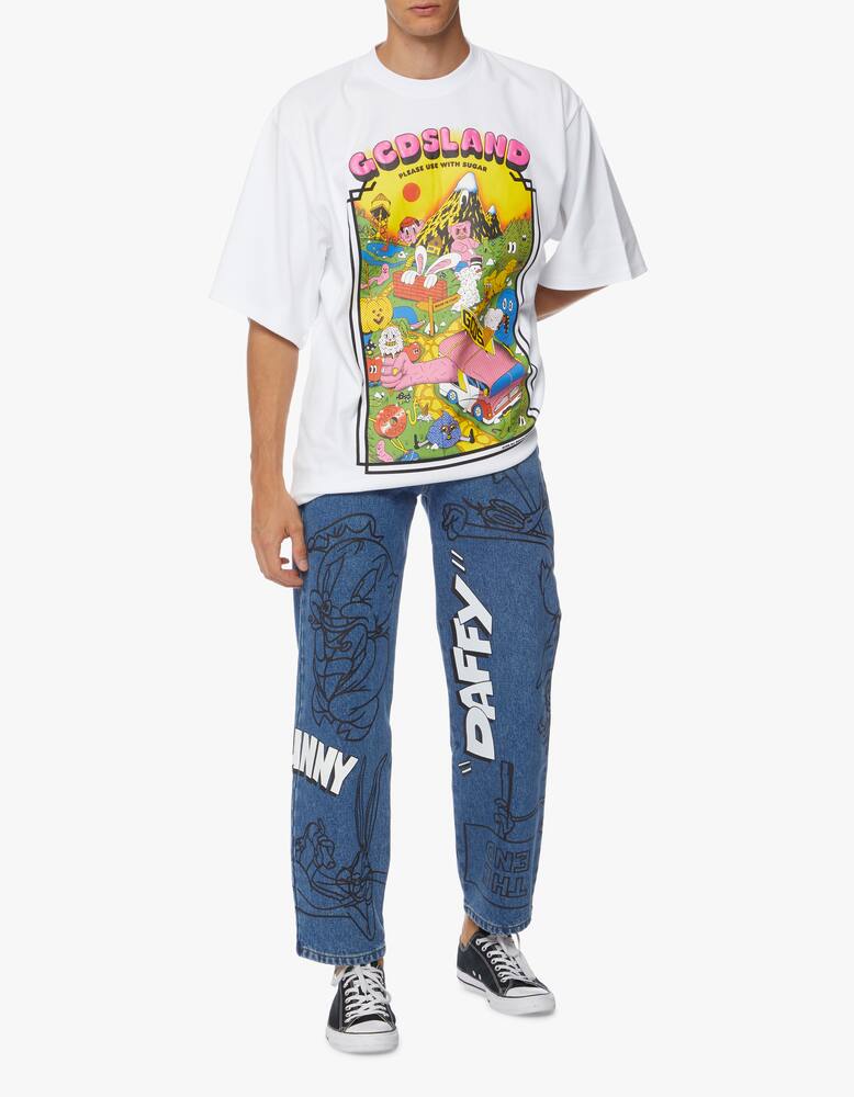 GCDS Jeans ultrawide looney tunes - immagine 2 GCDS Jeans ultrawide looney tunes - immagine 2