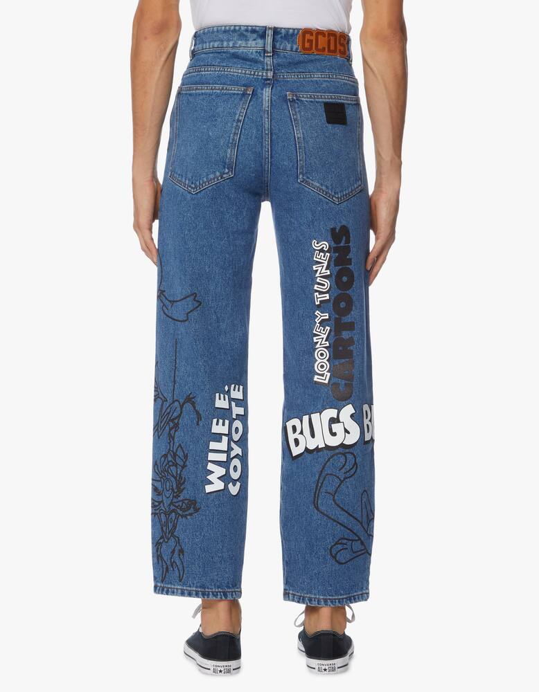 GCDS Jeans ultrawide looney tunes - immagine 3 GCDS Jeans ultrawide looney tunes - immagine 3