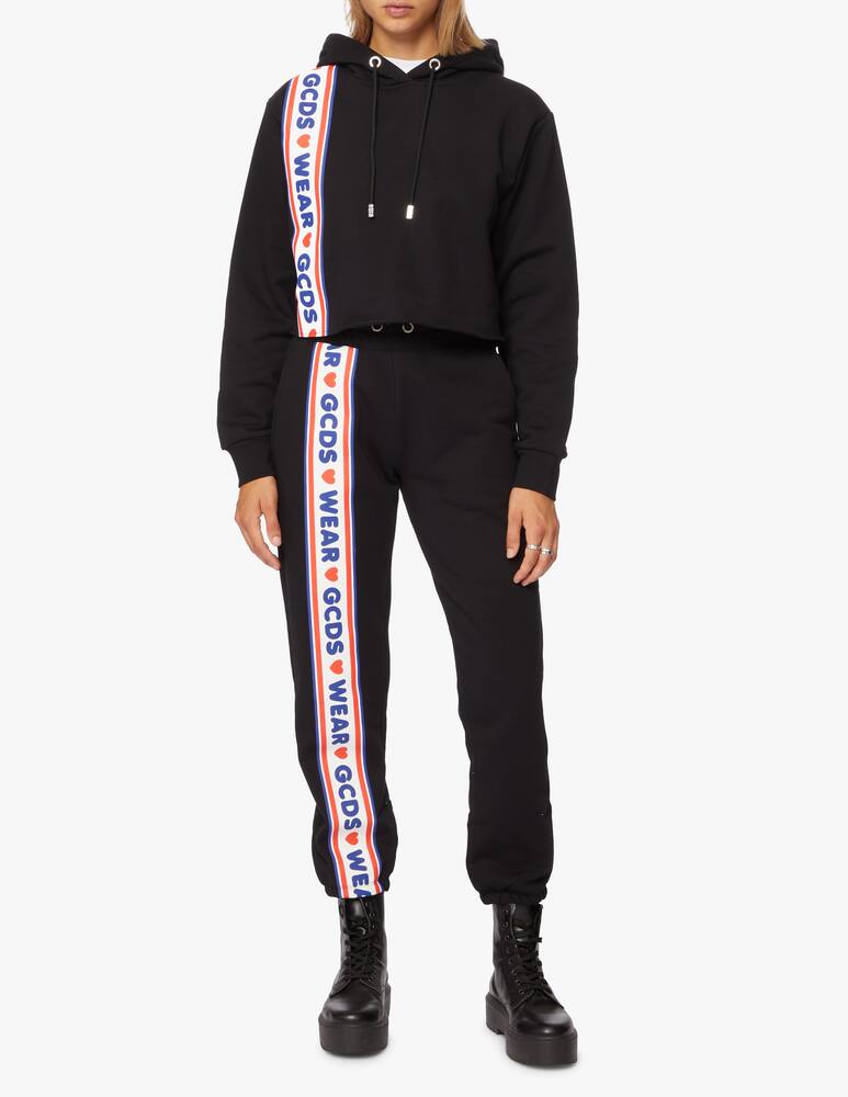 rinascente GCDS Cotton cropped hoodie