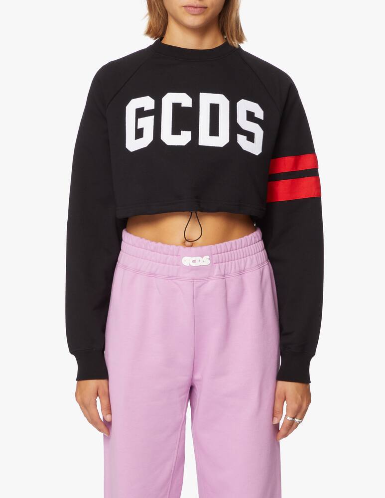 rinascente GCDS Cotton sweater with drawstring