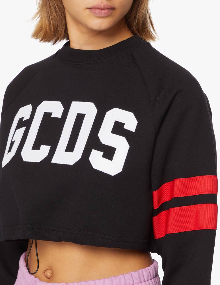 rinascente GCDS Cotton sweater with drawstring