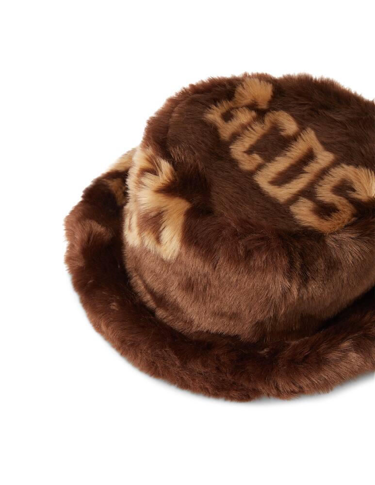 rinascente GCDS Fur fisherman hat