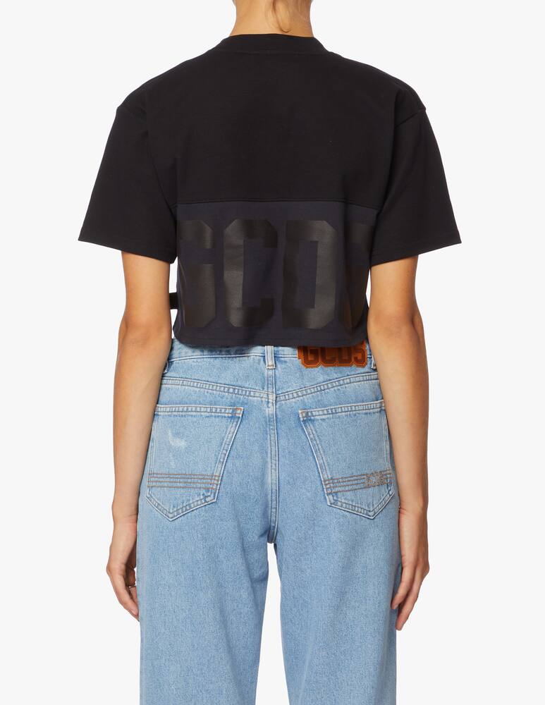 rinascente GCDS Cotton cropped t-shirt with logo