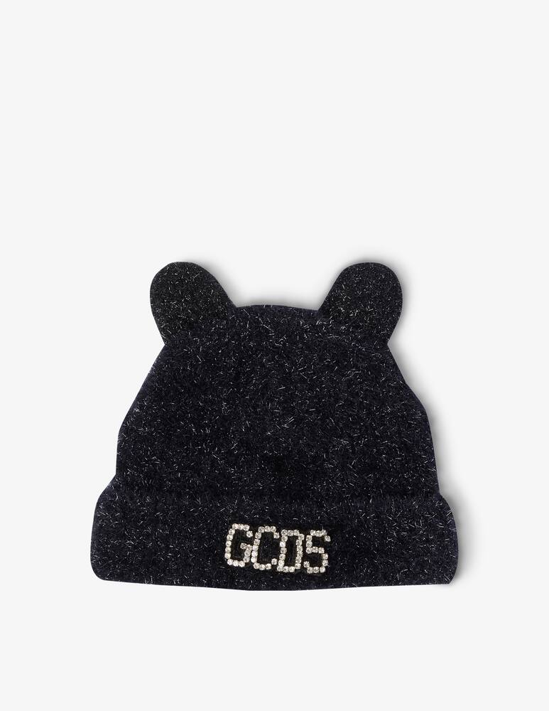 rinascente GCDS Beanie with ears - Black