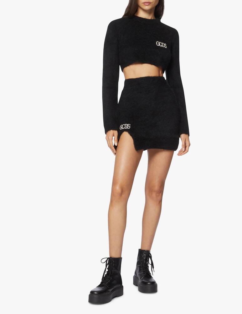 rinascente GCDS Mohair blend mini skirt