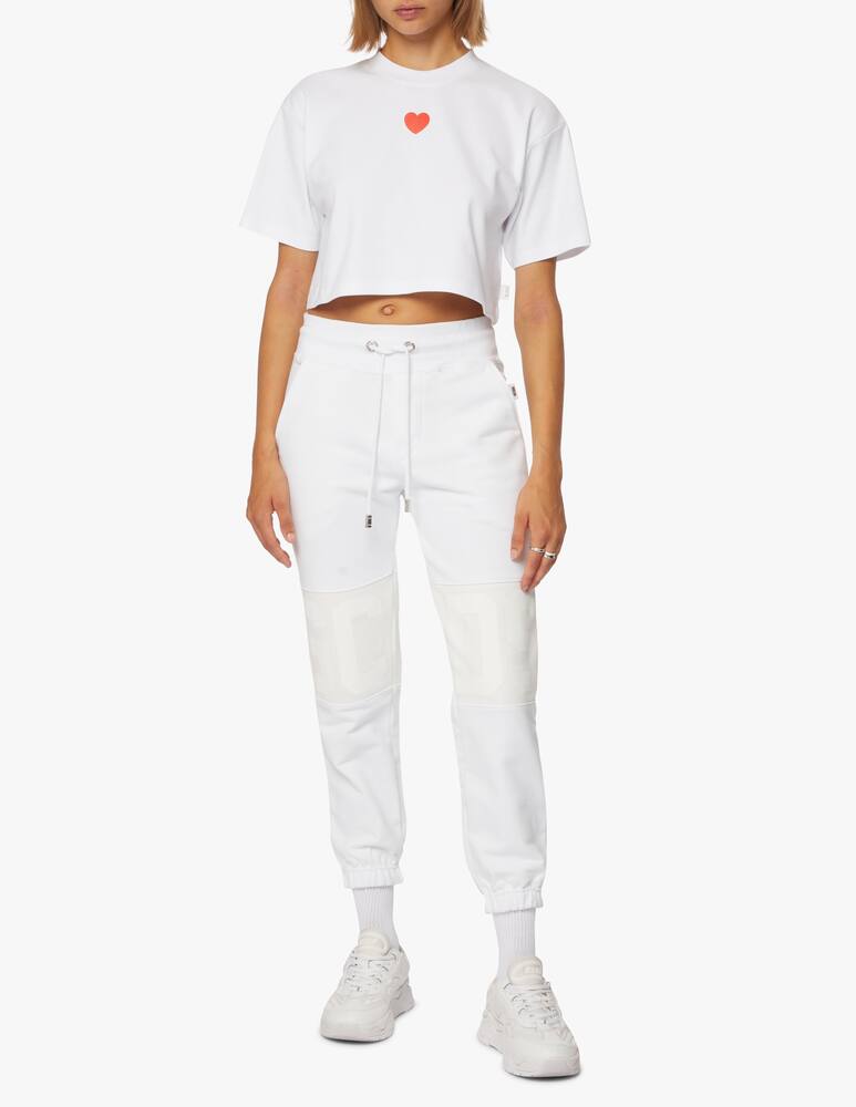 rinascente GCDS Cotton cropped t-shirt with logo