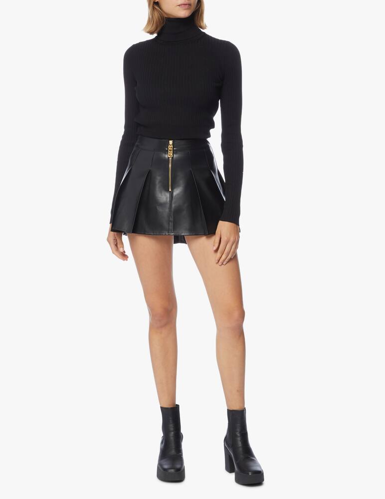 rinascente GCDS Faux leather asymmetric skirt