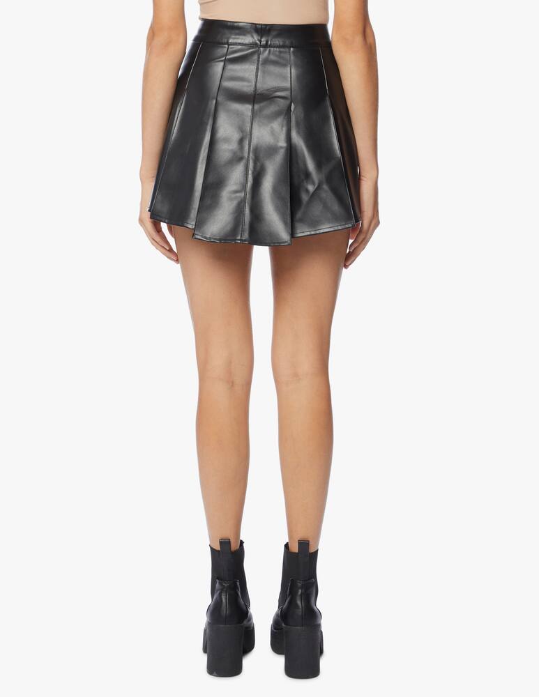 rinascente GCDS Faux leather asymmetric skirt
