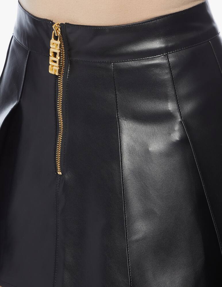 rinascente GCDS Faux leather asymmetric skirt