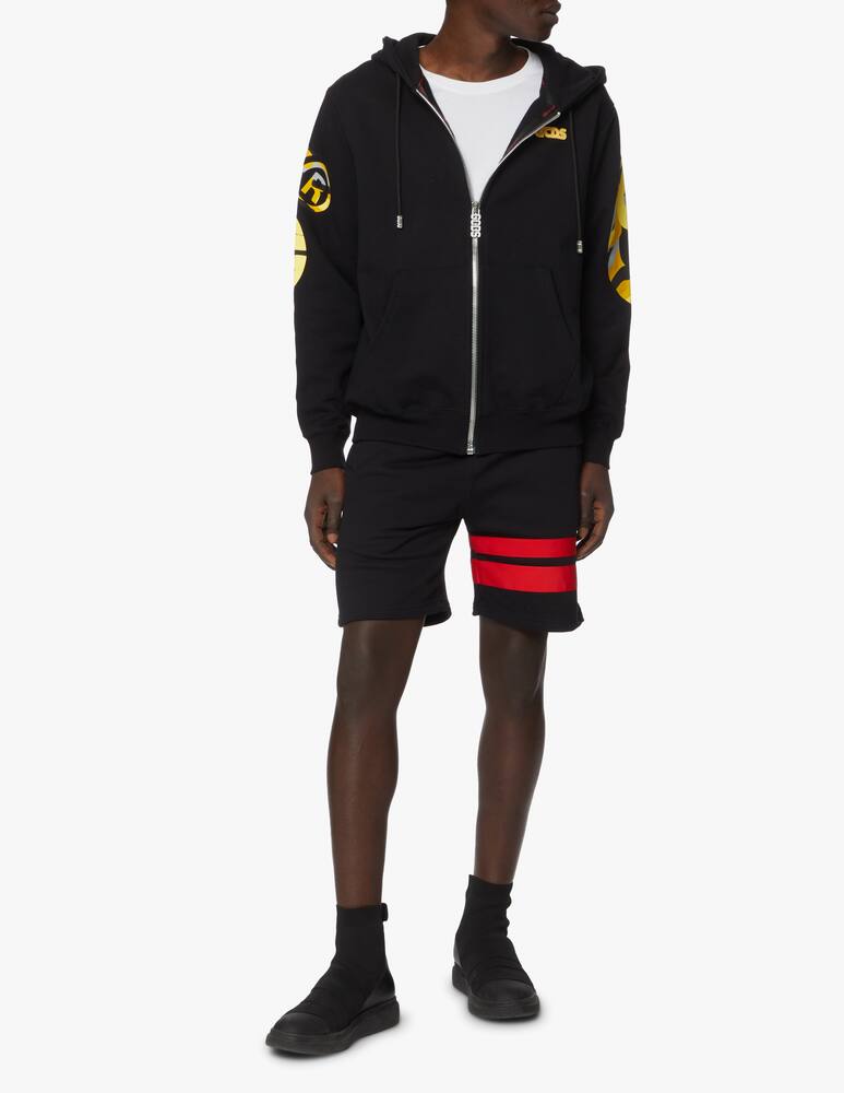 rinascente GCDS Camo fzip hooded sweater - multi