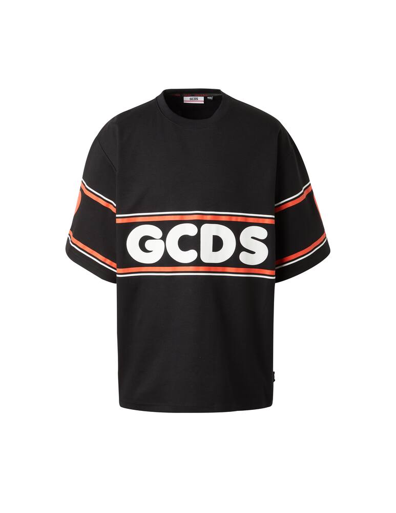 rinascente GCDS Maglietta manica corta cute tape oversized - nero