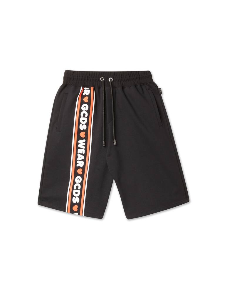 rinascente GCDS Pantaloni corti in felpa cute tape - nero
