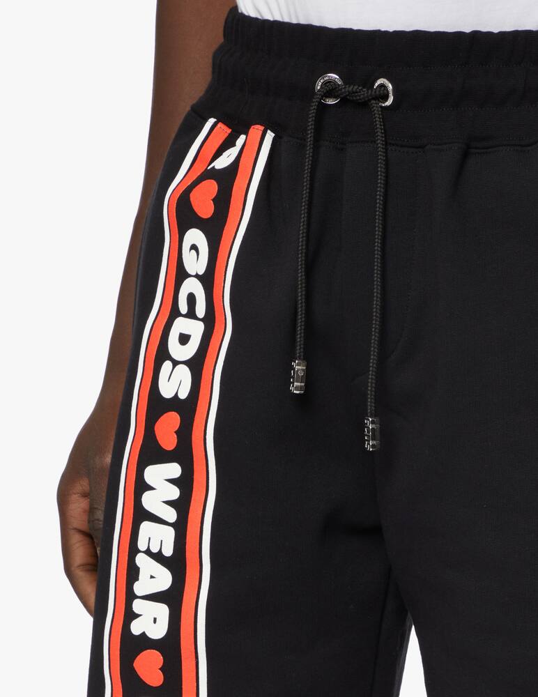 rinascente GCDS Pantaloni corti in felpa cute tape - nero