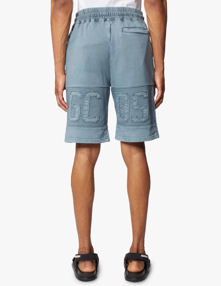 rinascente GCDS Pantaloncini in felpa overdyed - nero