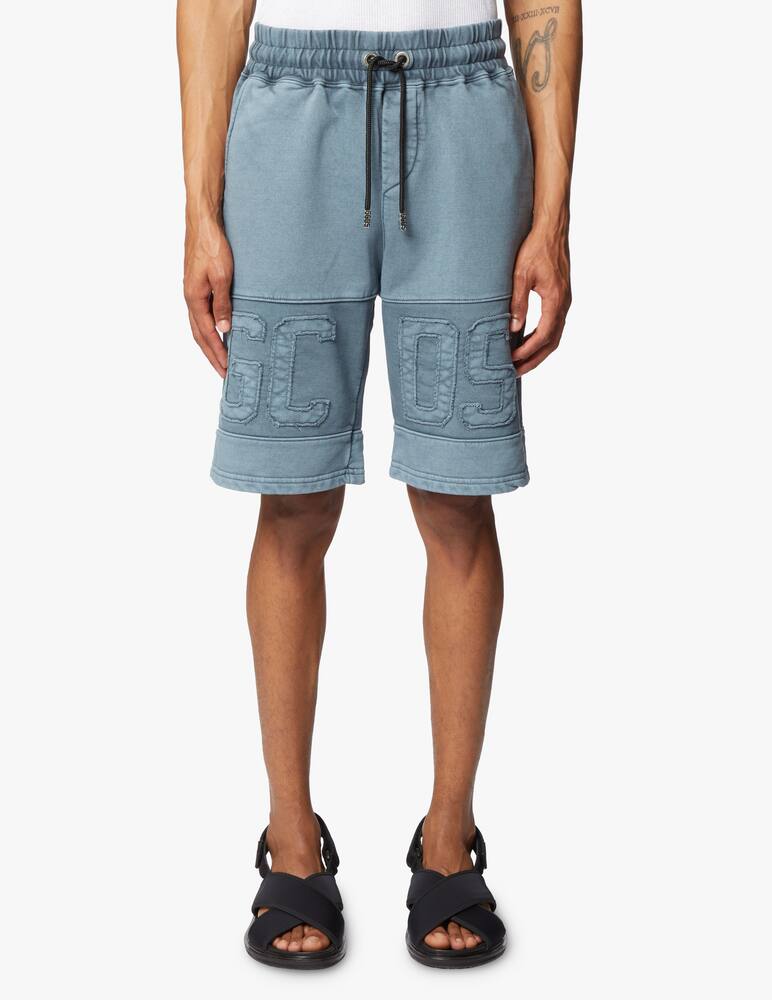 rinascente GCDS Pantaloncini in felpa overdyed - nero