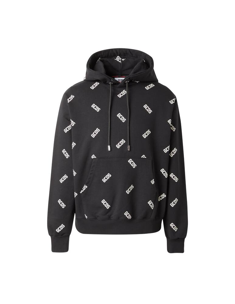 rinascente GCDS Logo ao hoodie - black