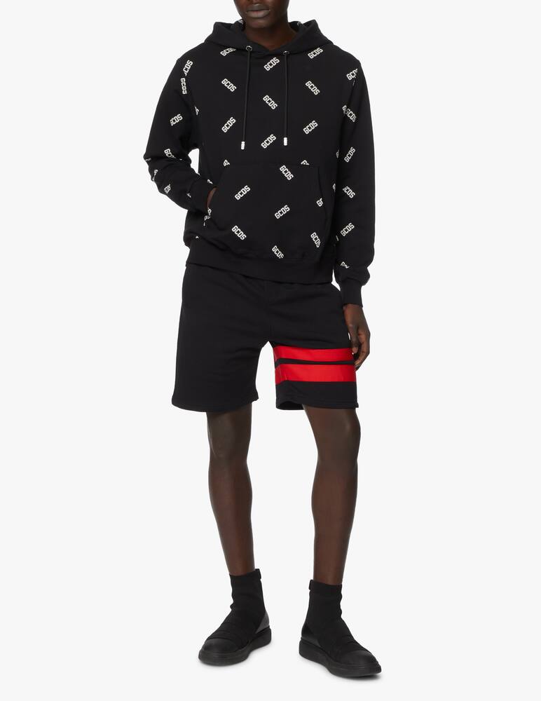 rinascente GCDS Logo ao hoodie - black