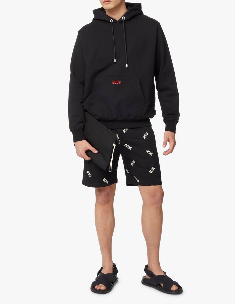 GCDS Logo ao sweatshorts - black - picture 1 GCDS Logo ao sweatshorts - black - picture 1