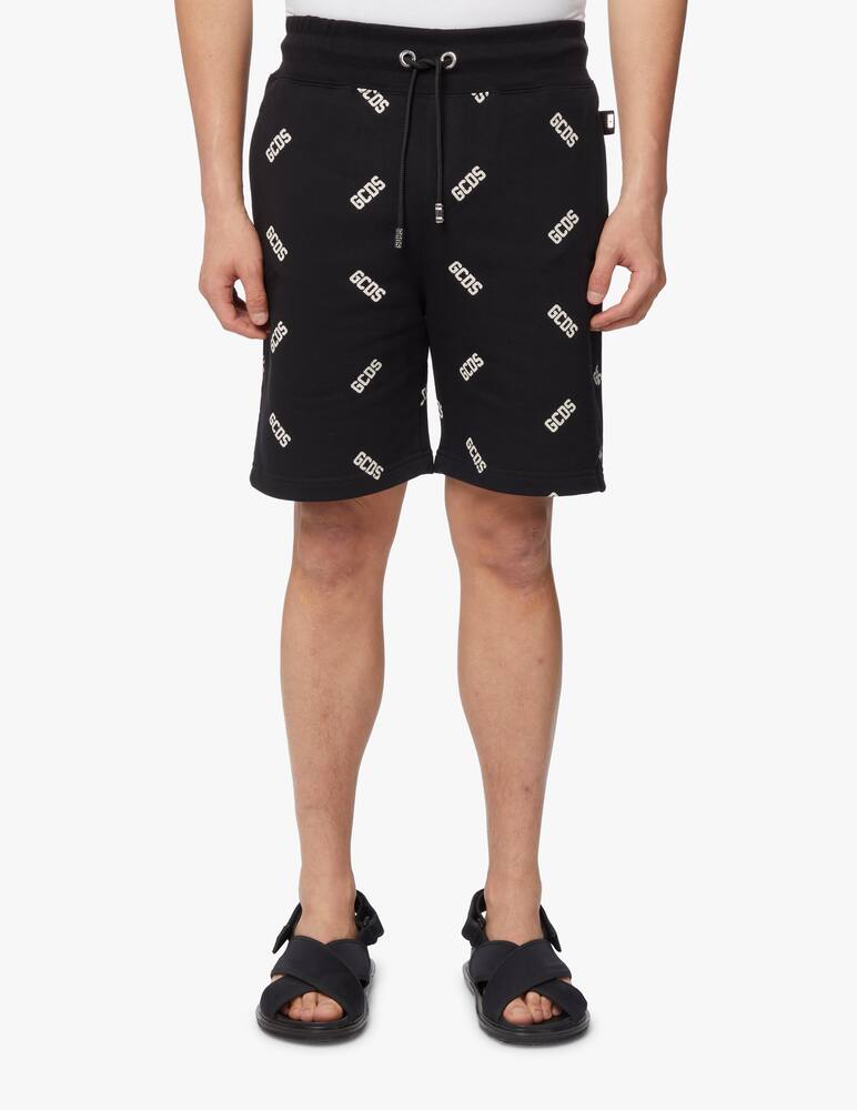 GCDS Logo ao sweatshorts - black - picture 2 GCDS Logo ao sweatshorts - black - picture 2