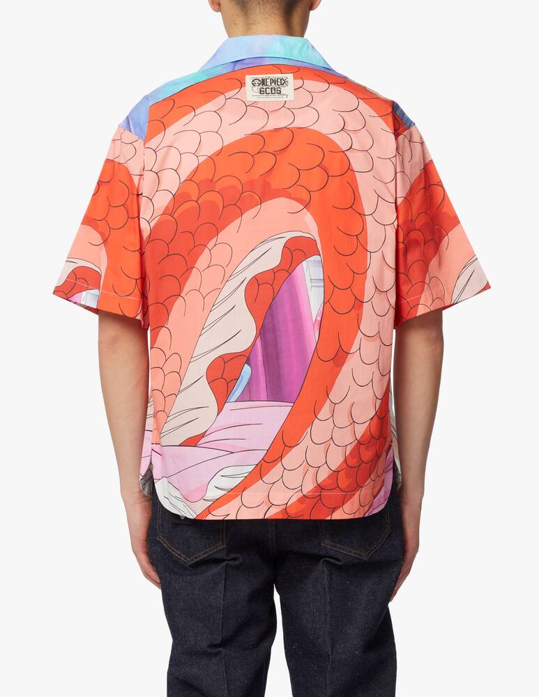 rinascente GCDS One piece print pink short sleeve shirt - multi