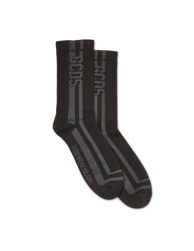 rinascente GCDS Calzini overdyed round - nero