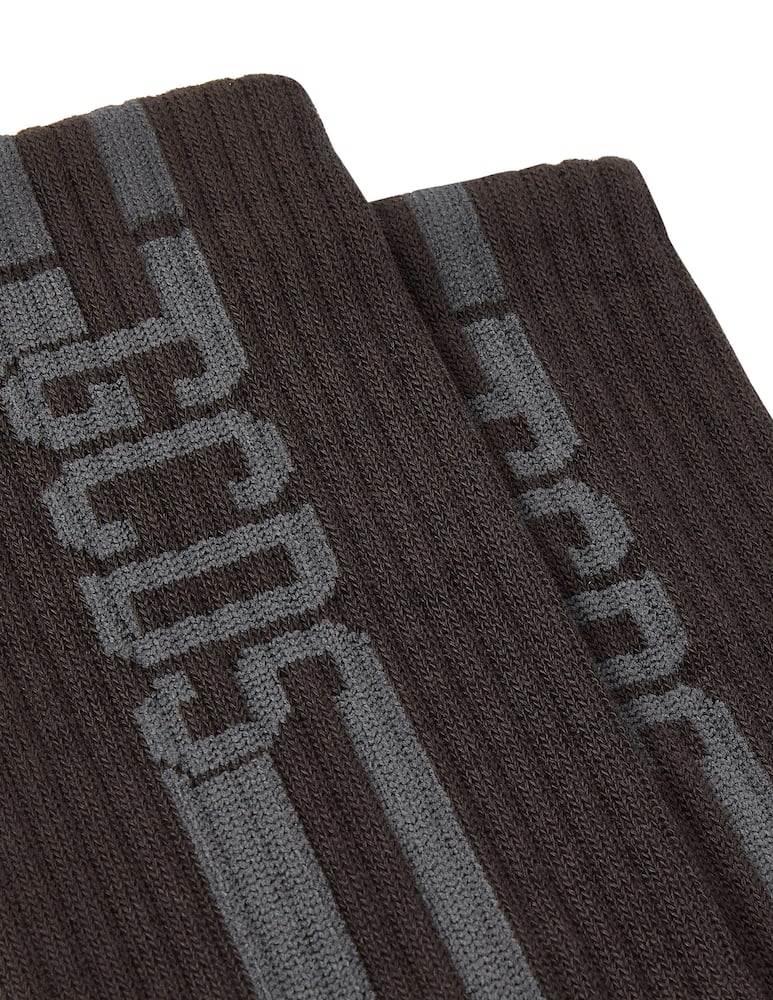 rinascente GCDS Calzini overdyed round - nero