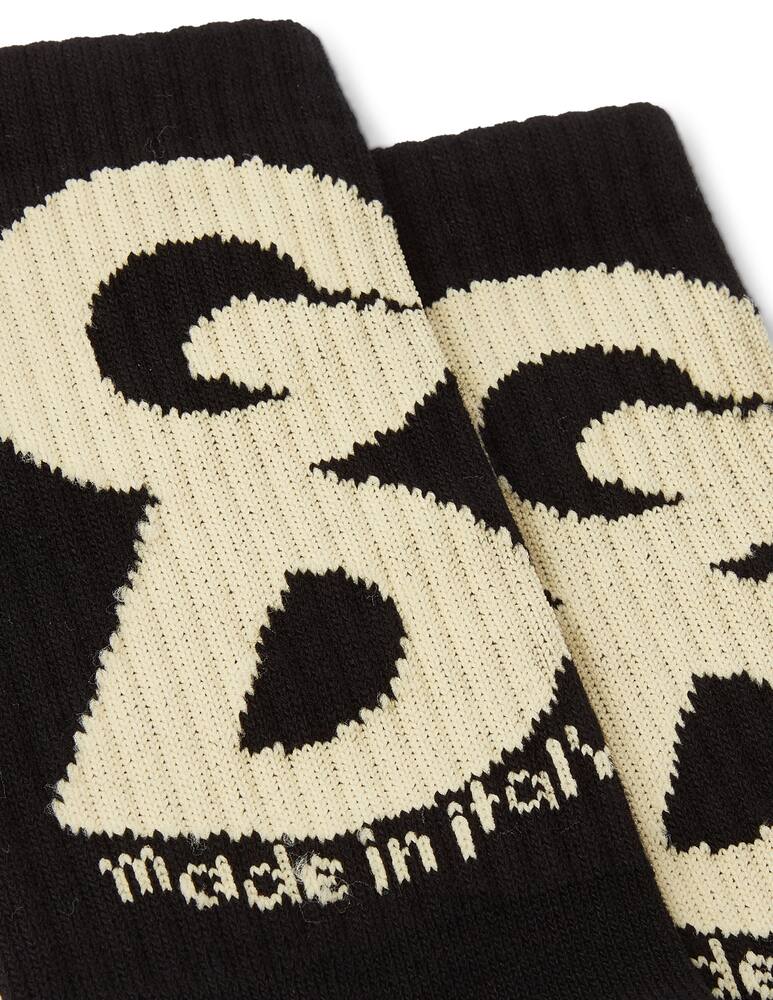 rinascente GCDS Calzini andy con logo - nero