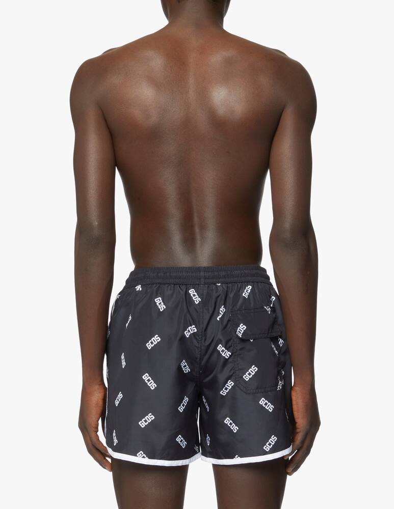 rinascente GCDS Logo ao swim - black