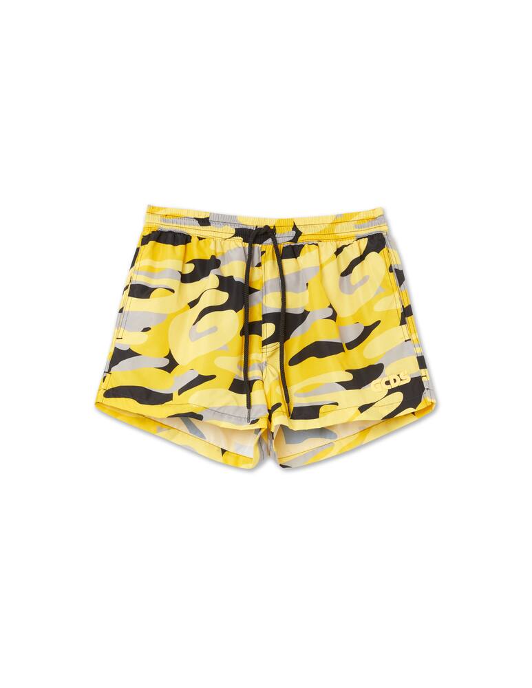GCDS Costume da bagno camo - giallo - immagine 1 GCDS Costume da bagno camo - giallo - immagine 1
