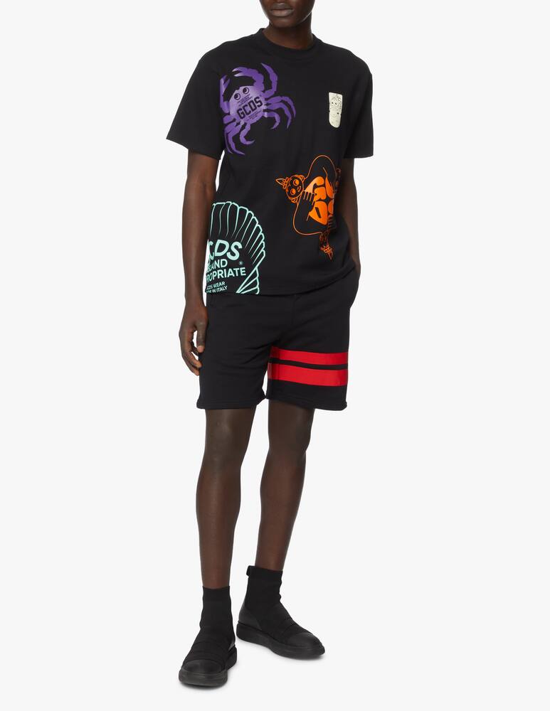 rinascente GCDS Maglietta manica corta regular shell - nero