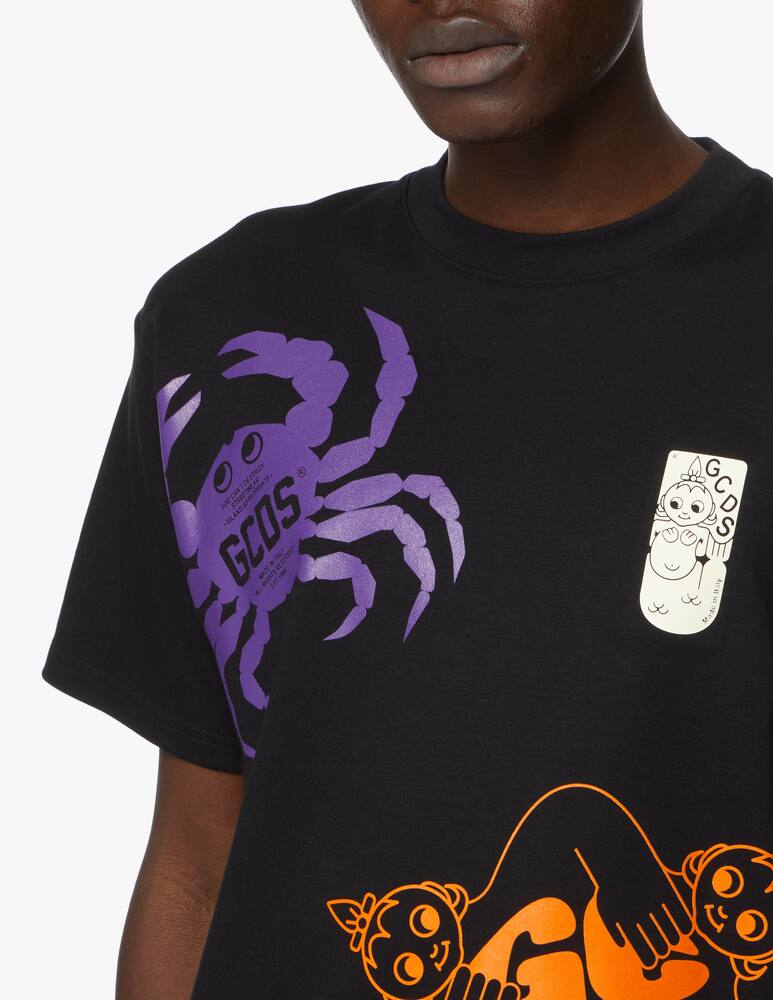 rinascente GCDS Maglietta manica corta regular shell - nero