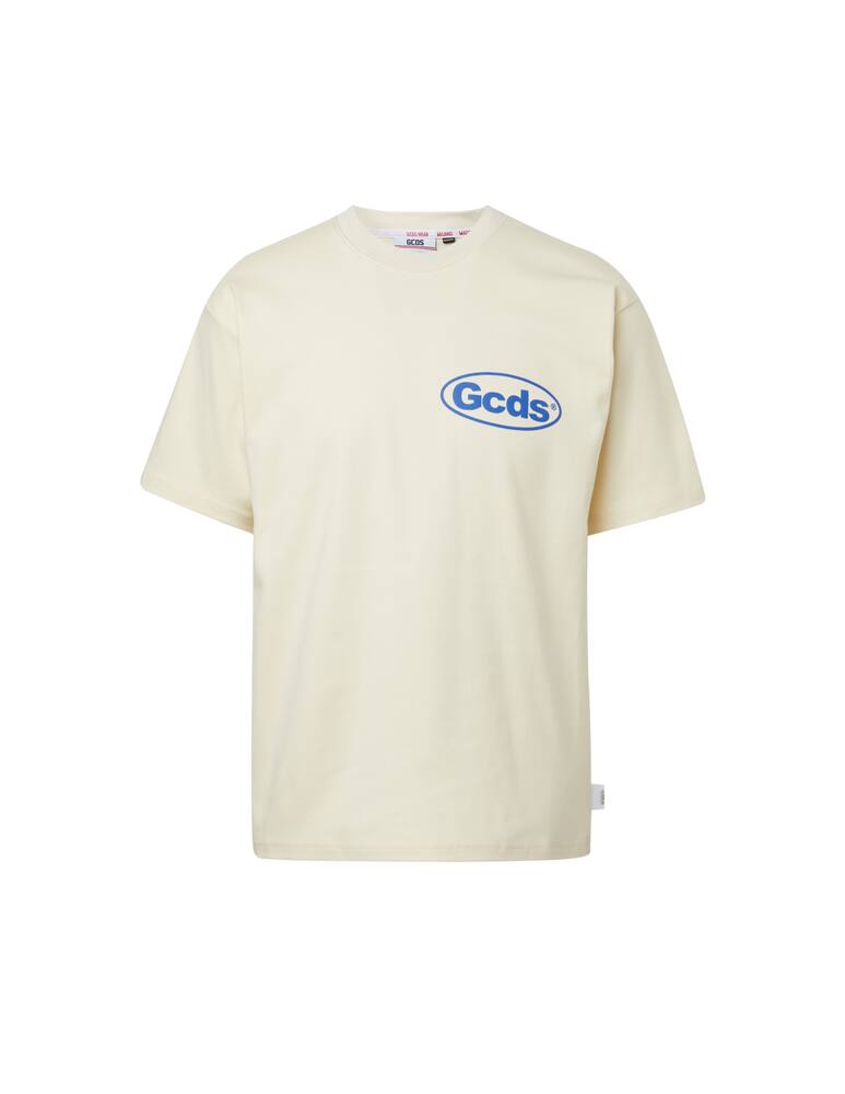 rinascente GCDS Shop list regular t-shirt short sleeve - white