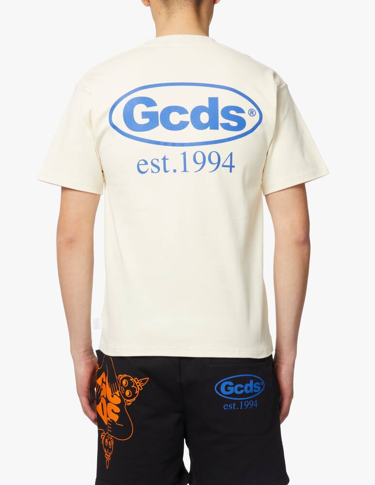 rinascente GCDS Shop list regular t-shirt short sleeve - white